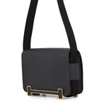 Hermes Shoulder Bag Geta Slim Black Gold Epsom — view 2