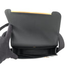 Hermes Shoulder Bag Geta Slim Black Gold Epsom — view 5