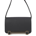 Hermes Shoulder Bag Geta Slim Black Gold Epsom
