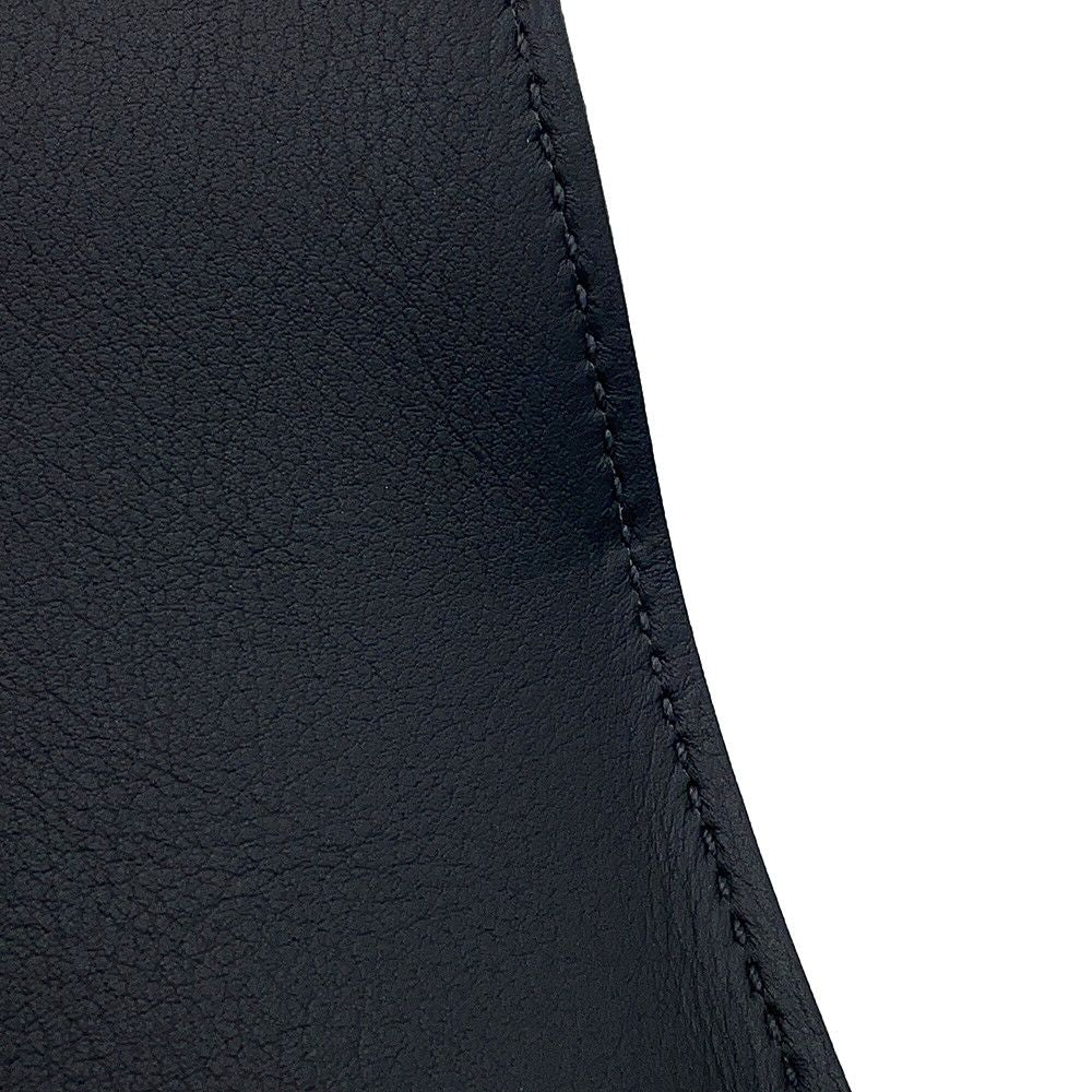 Hermes Shoulder Bag Geta Slim Black Gold Epsom — view 6