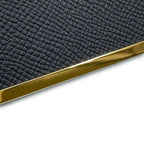 Hermes Shoulder Bag Geta Slim Black Gold Epsom — view 8