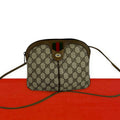 Gucci Vintage Sherry Line GG Logo Pattern Leather Shoulder Bag Crossbody