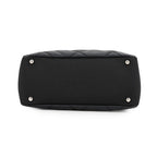 Chanel Tote Paris Biarritz PM Quilted CC Logo Black — view 3