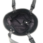 Chanel Tote Paris Biarritz PM Quilted CC Logo Black — view 5