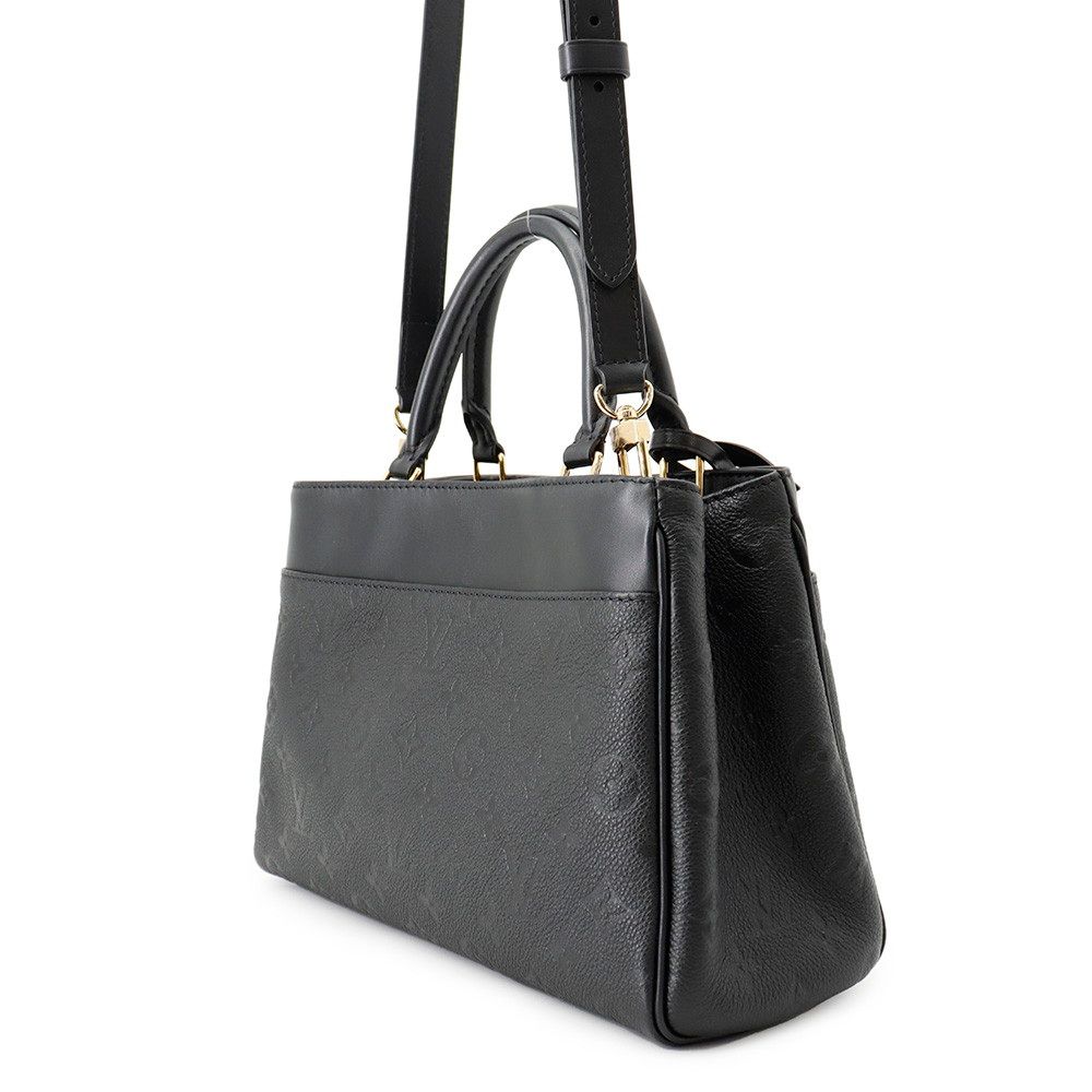 Louis Vuitton Monogram Empreinte Avenue PM 2-Way Shoulder Bag Black — view 2