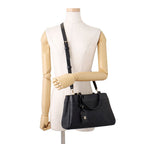 Louis Vuitton Monogram Empreinte Avenue PM 2-Way Shoulder Bag Black — view 5