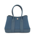 Hermes Tote Neo Garden 23 Party Blue Tonpet Silver Toile Officier Negonda