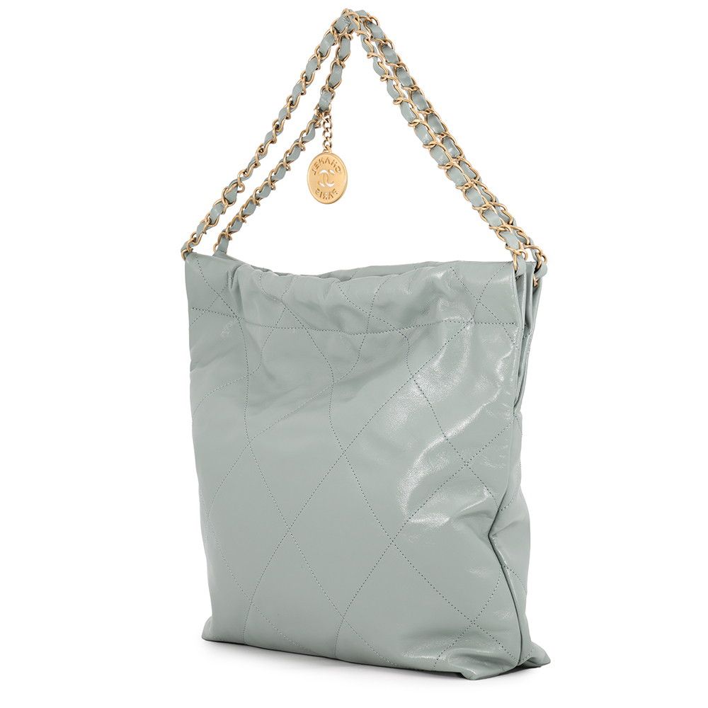 Chanel Handbag 22 Quilted Small Shiny Calf Leather — view 2