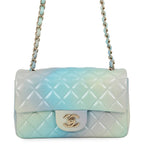 Chanel Chain Shoulder Bag Mini Quilted CC Logo Lambskin
