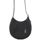 Hermes Shoulder Bag Alson Slim Black Silver Togo Swift