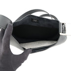 Hermes Shoulder Bag Alson Slim Black Silver Togo Swift — view 4