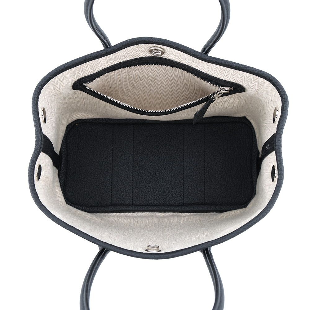 Hermes Tote Neo Garden 23 Party Black Silver Negonda — view 5