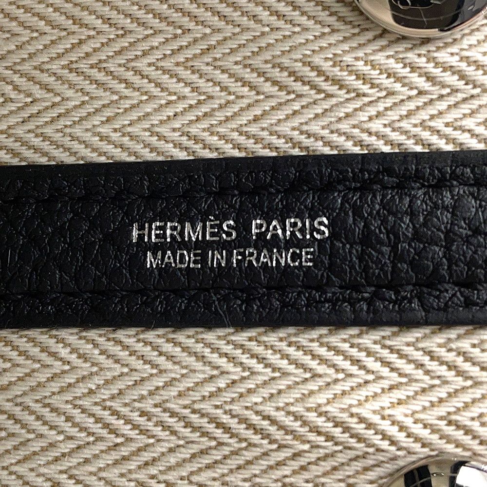 Hermes Tote Neo Garden 23 Party Black Silver Negonda — view 6