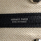 Hermes Tote Neo Garden 23 Party Black Silver Negonda — view 6