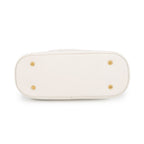 Dior Handbag C'est CD Embossed Leather 2-Way Shoulder White — view 3