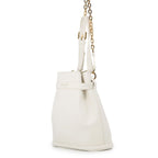 Dior Handbag C'est CD Embossed Leather 2-Way Shoulder White — view 2