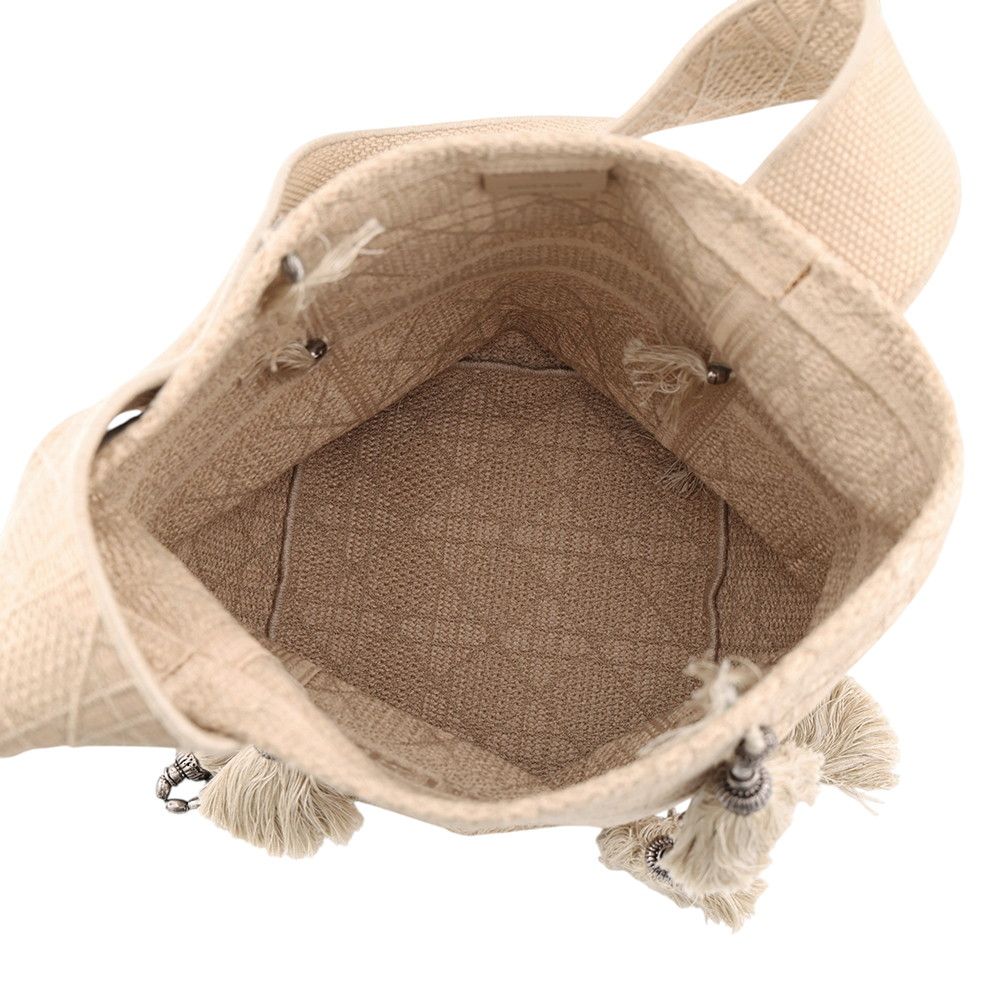 Dior Shoulder Bag D-bubble Tassel Cannage Canvas — view 5