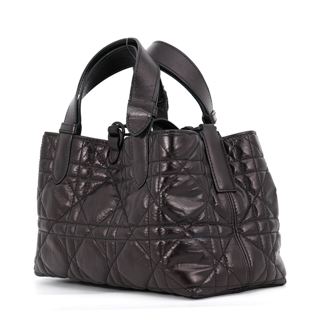 Dior Handbag Macro Cannage Toujour Small 2-Way Black — view 2
