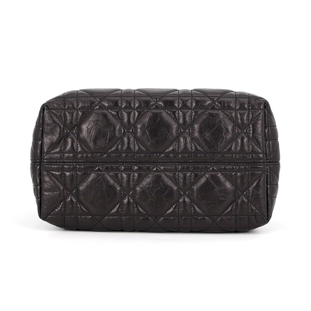 Dior Handbag Macro Cannage Toujour Small 2-Way Black — view 3