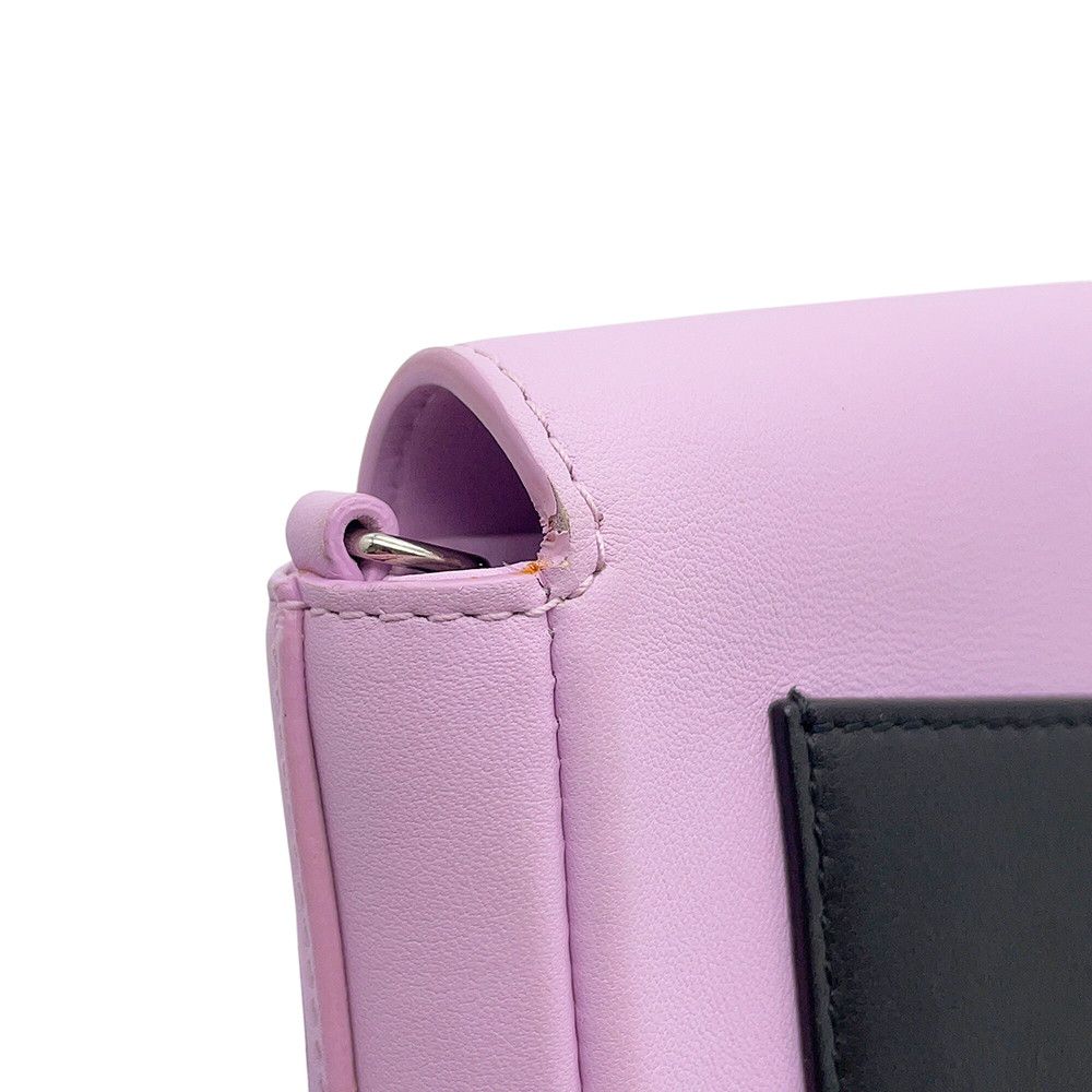 Dior Chain Wallet Turnlock Leather Shoulder — view 7