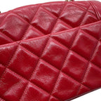 Chanel Chain Shoulder Bag Quilted 20 CC Logo Shiny Calfskin — view 8