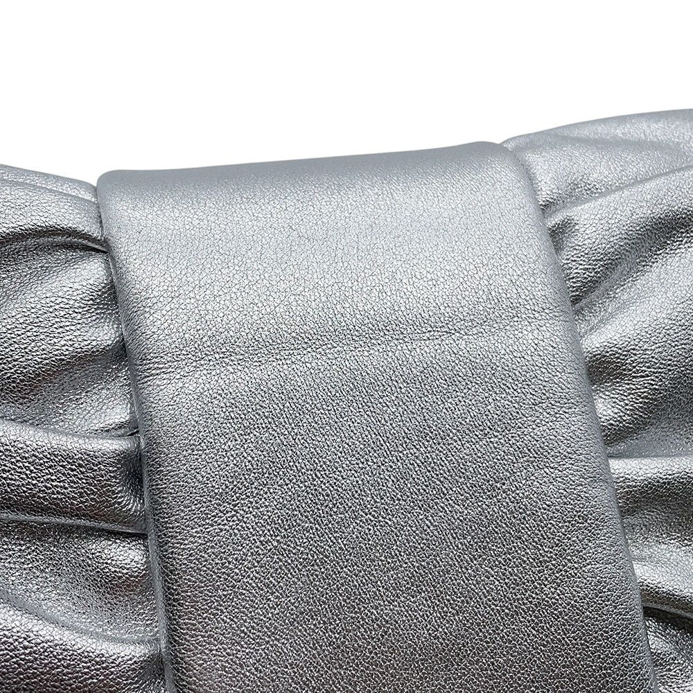 Chanel Chain Shoulder Bag CC Logo Ribbon Leather — view 8