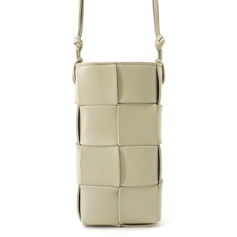 Bottega Veneta Shoulder Bag Intrecciato Cassette Phone Pouch Green