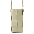 Bottega Veneta Shoulder Bag Intrecciato Cassette Phone Pouch Green