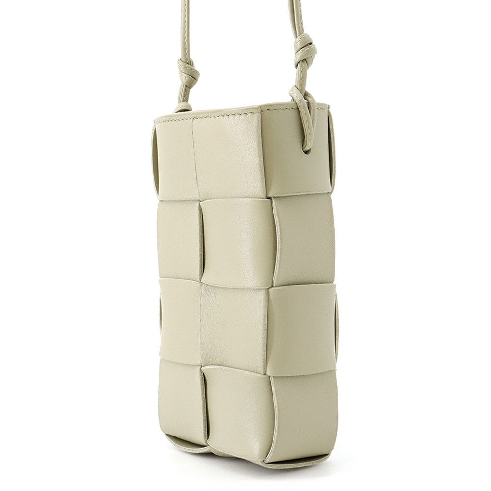 Bottega Veneta Shoulder Bag Intrecciato Cassette Phone Pouch Green — view 2
