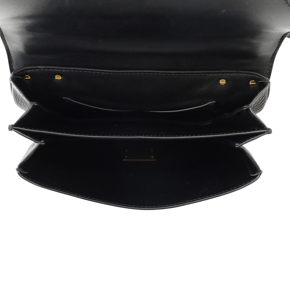 Bottega Veneta Shoulder Bag Mount Envelope Leather Black — view 7