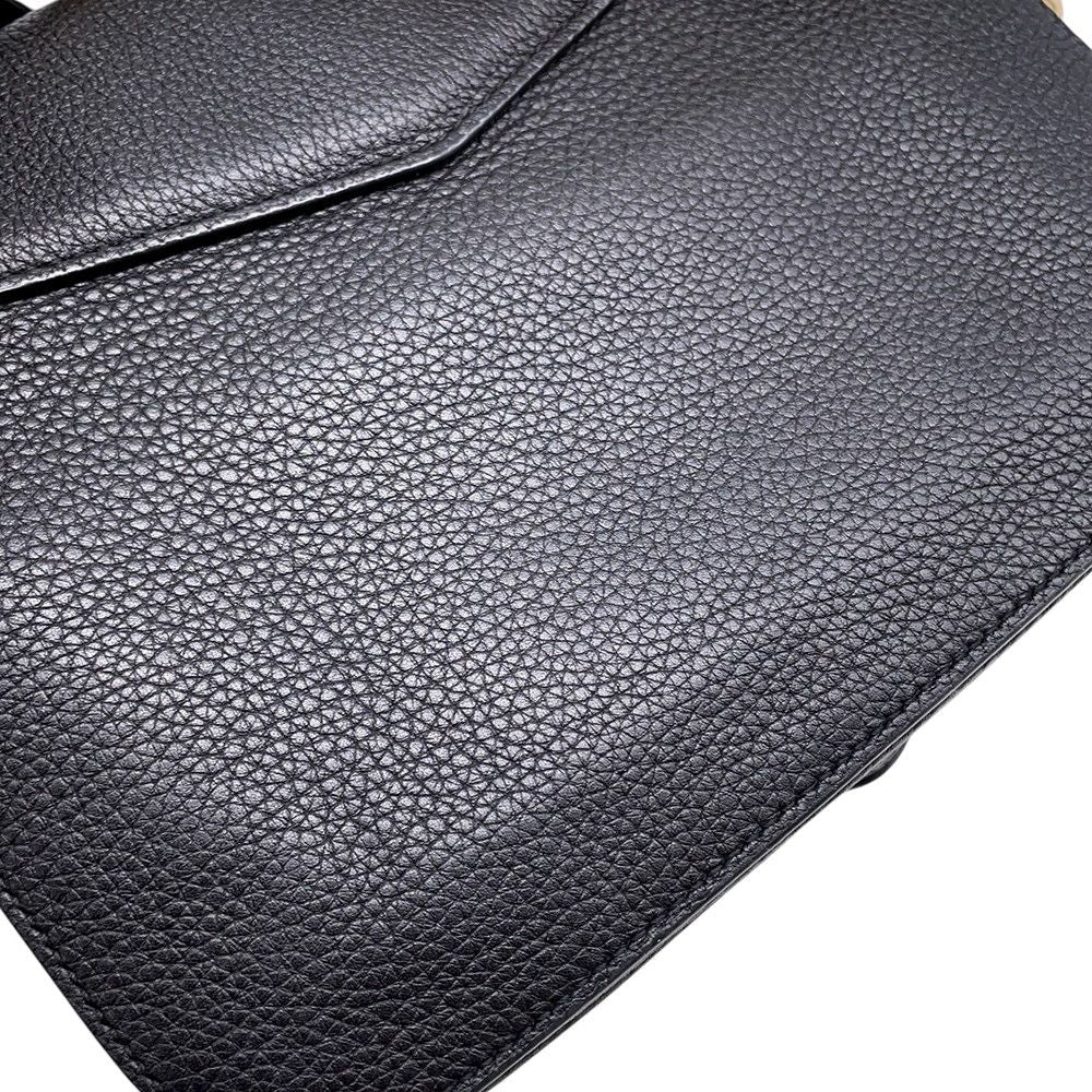 Bottega Veneta Shoulder Bag Mount Envelope Leather Black — view 8