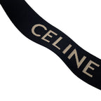 Celine Shoulder Strap Logo Canvas Black — view 5