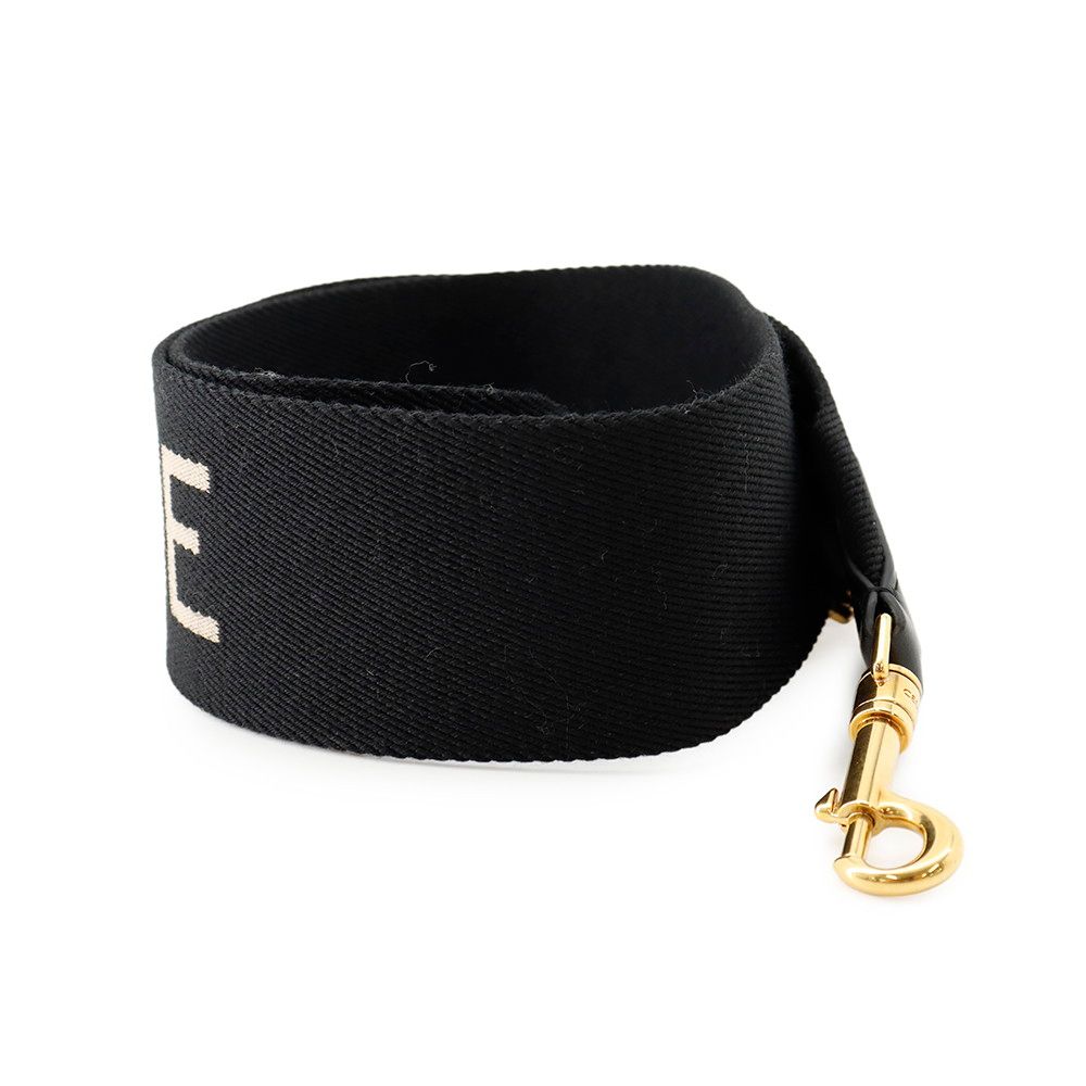 Celine Shoulder Strap Logo Canvas Black — view 2