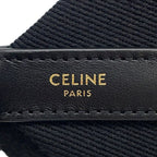 Celine Shoulder Strap Logo Canvas Black — view 7