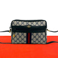 Gucci Vintage Sherry Line GG Logo Pattern Leather Mini Shoulder Bag Crossbody