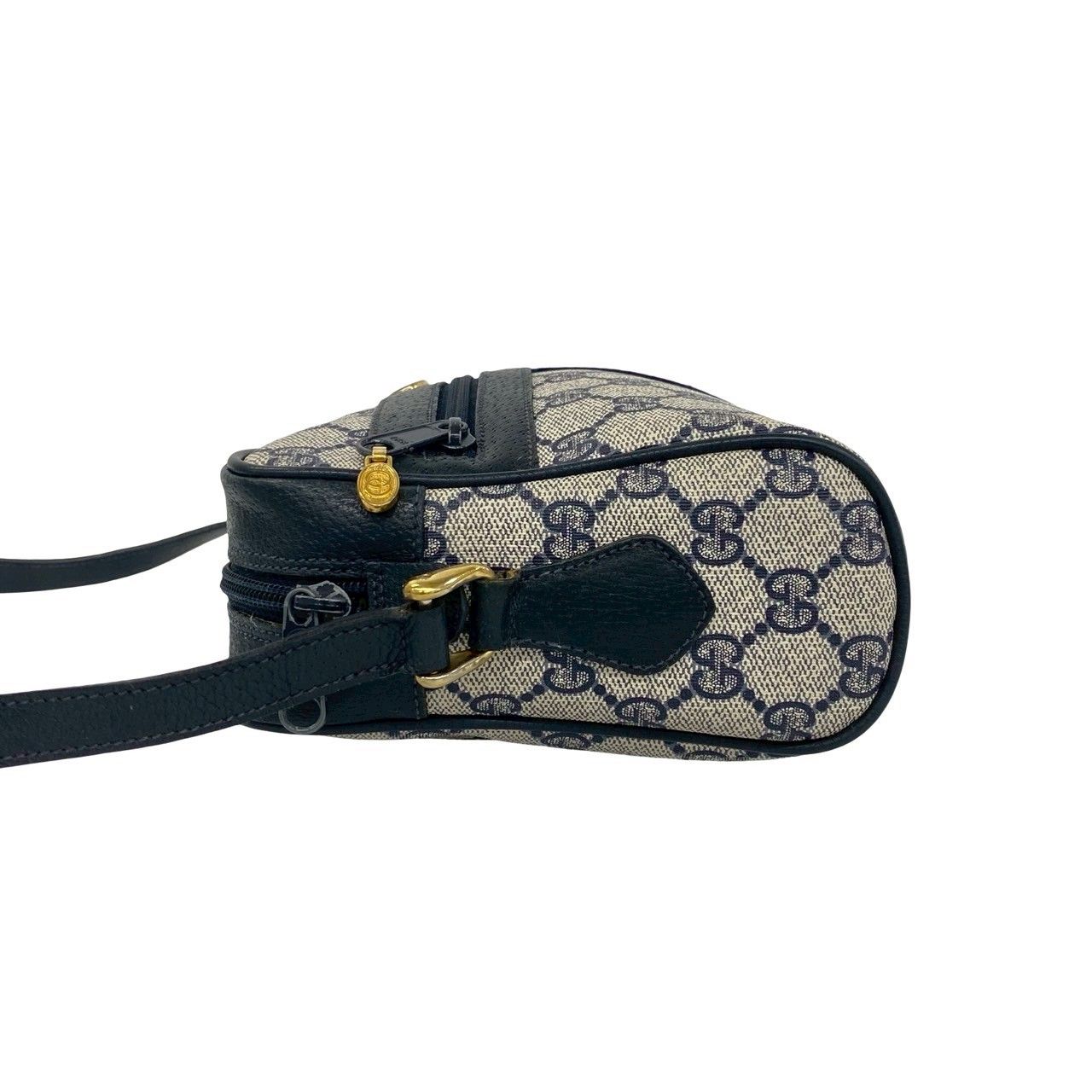 Gucci Vintage Sherry Line GG Logo Pattern Leather Mini Shoulder Bag Crossbody — view 5