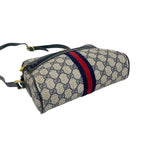 Gucci Vintage Sherry Line GG Logo Pattern Leather Mini Shoulder Bag Crossbody — view 7