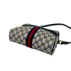 Gucci Vintage Sherry Line GG Logo Pattern Leather Mini Shoulder Bag Crossbody — view 8