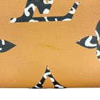 Louis Vuitton Monogram Jungle On The Go GM Tote Ivory Orange Leather — view 8