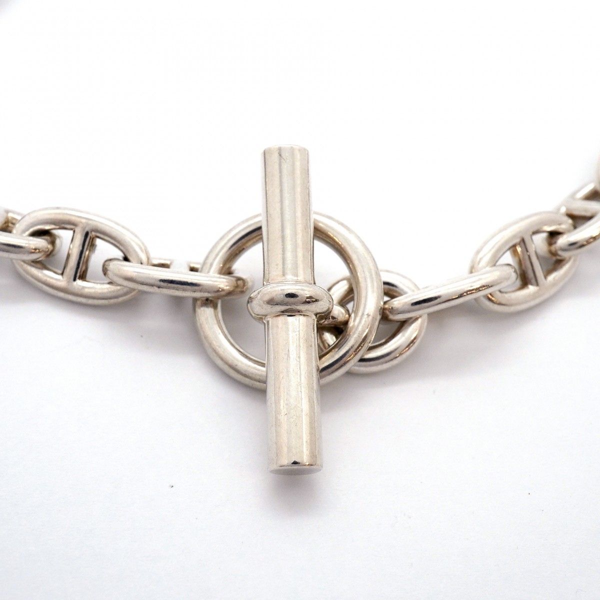 Hermes Necklace Chaine D'ancre MM 36 Pieces Silver — view 4