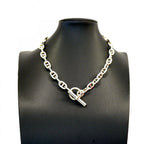 Hermes Necklace Chaine D'ancre MM 36 Pieces Silver — view 6