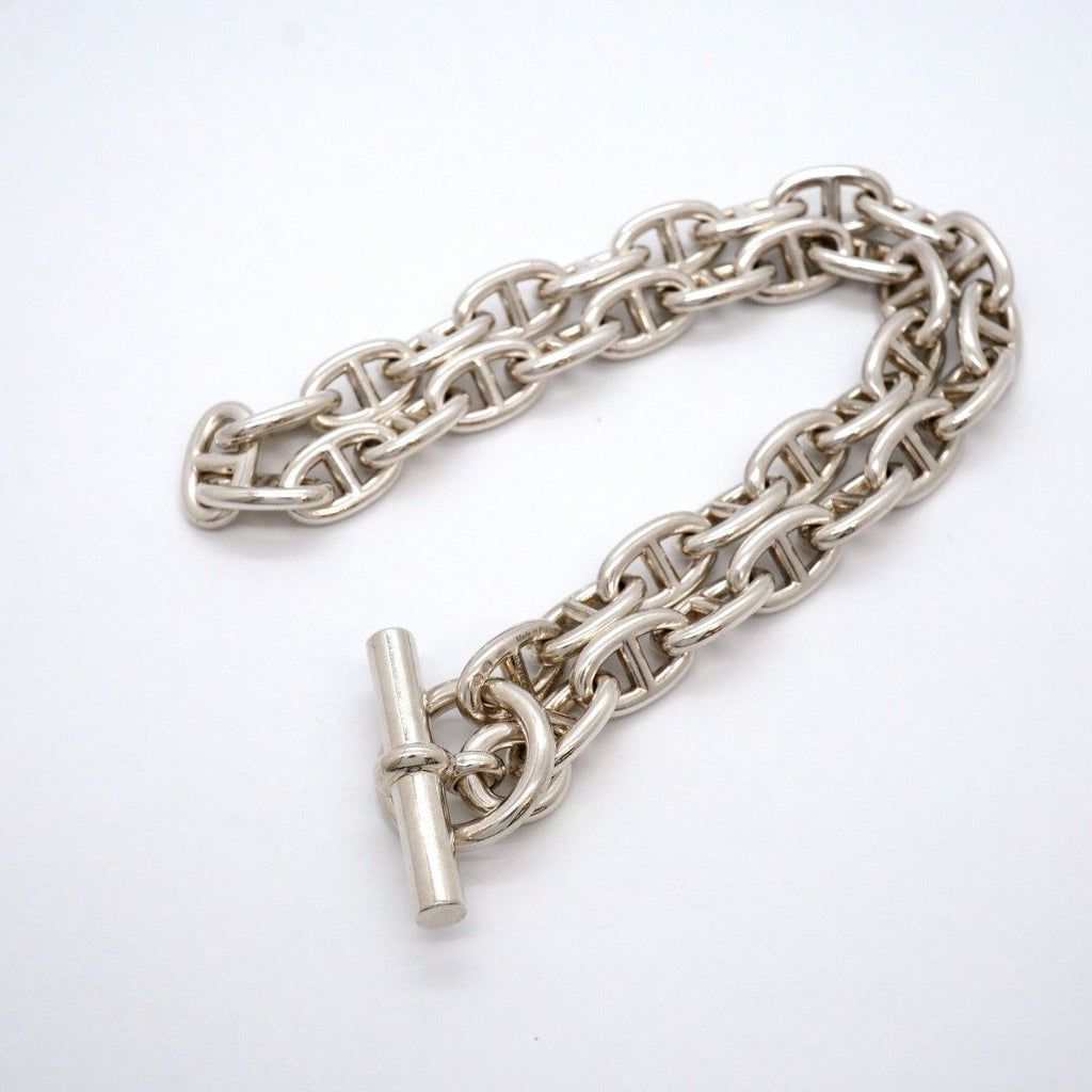 Hermes Necklace Chaine D'ancre MM 36 Pieces Silver — view 3