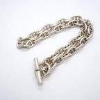 Hermes Necklace Chaine D'ancre MM 36 Pieces Silver — view 3