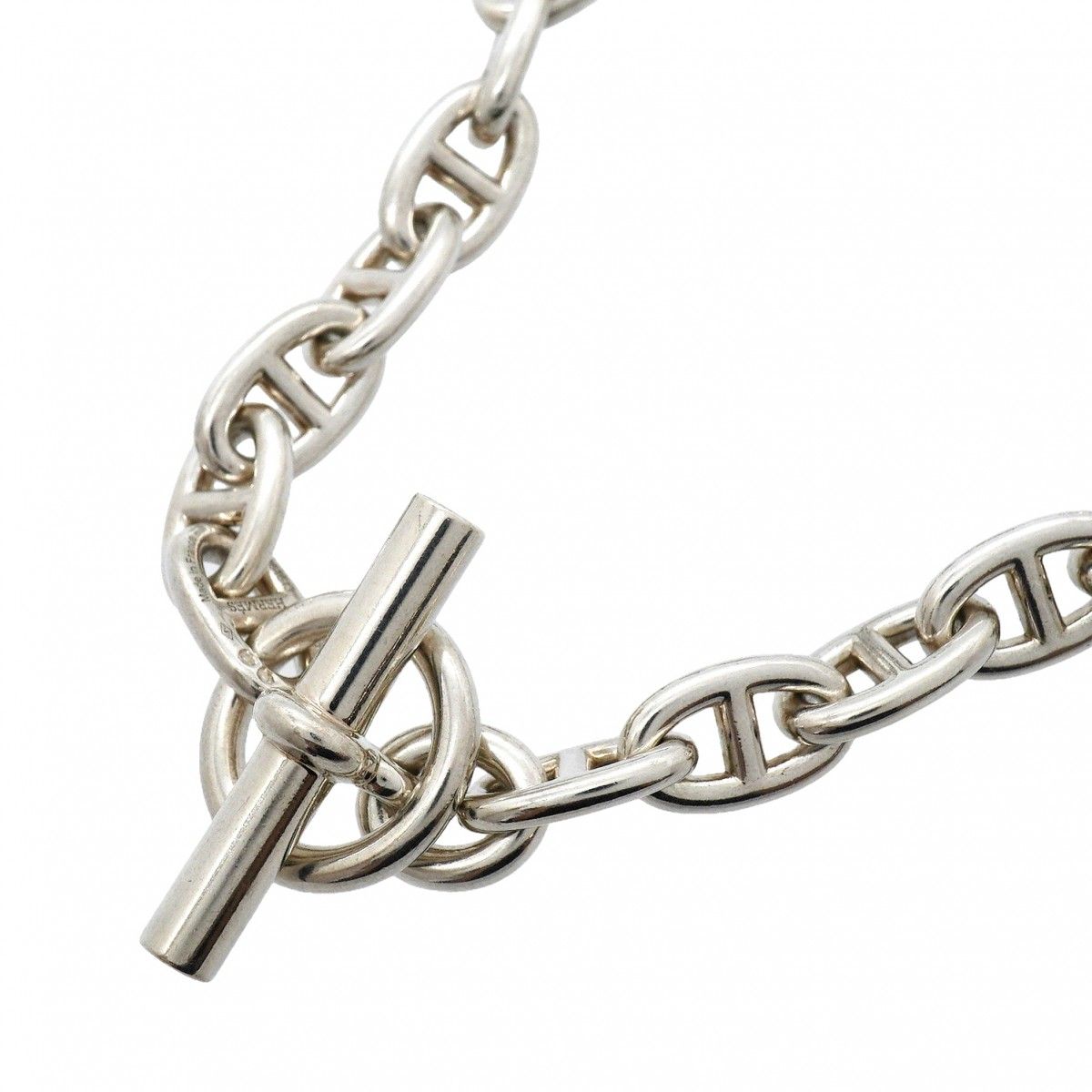 Hermes Necklace Chaine D'ancre MM 36 Pieces Silver