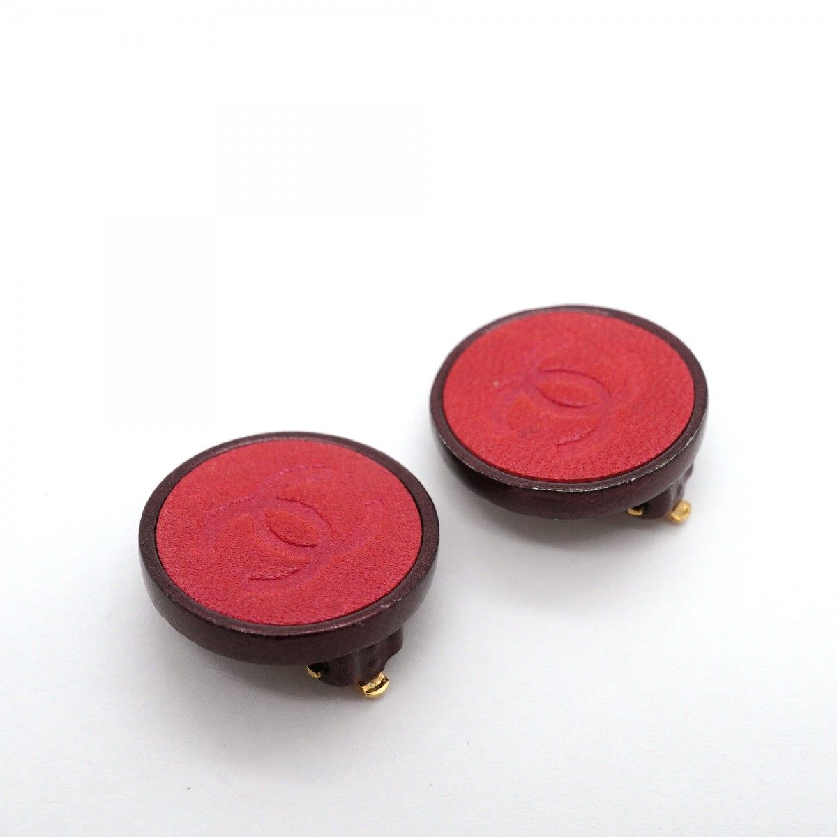Chanel Earrings CC Logo Round — view 2