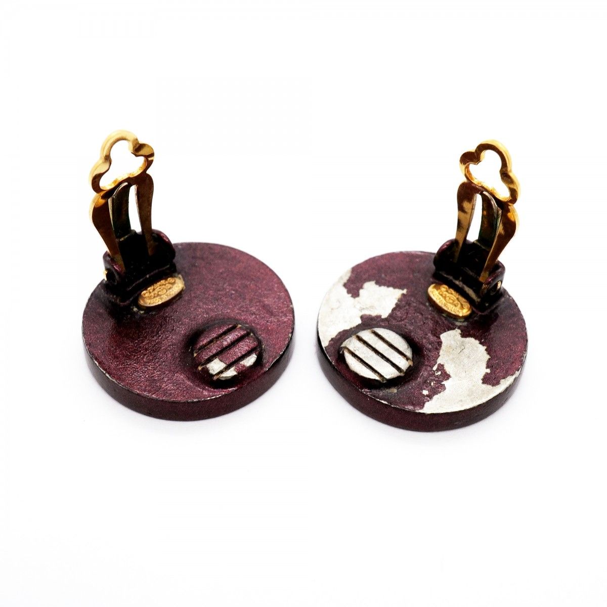 Chanel Earrings CC Logo Round — view 6