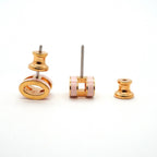 Hermes Earrings Mini Pop Gold Plated Pink — view 3