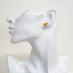 Hermes Earrings Mini Pop Gold Plated Pink — view 6