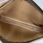 Louis Vuitton Pouch Monogram Pochette Soirle Brown — view 4