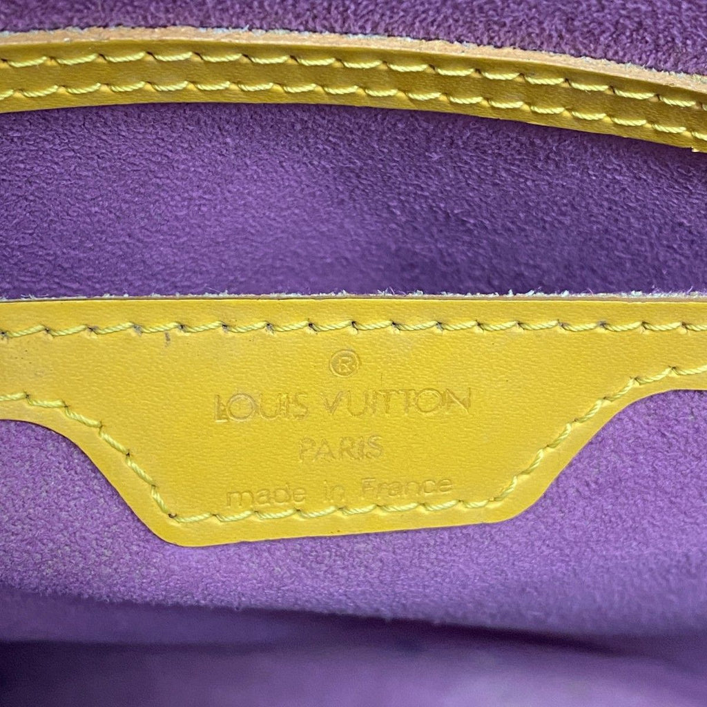 Louis Vuitton Shoulder Bag Epi Saint Jacques Jaune — view 5